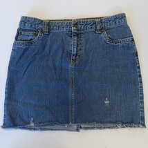 Canyon River Blues RN#15099 Women's Denim Pencil Frayed Skirt Size 6 (30×15) image 8