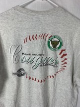Vintage Kane County Cougars T Shirt Minor League Baseball Team Logo Mens Large - £19.92 GBP