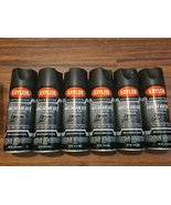 Lot Of 6 Krylon Automotive High Heat W/ Ceramic Flat Black Spray Paint 1... - $1,293.76 MXN
