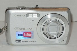 Casio Exilim Zoom EX-Z35 12.1MP Digital Camera - Silver 3x Optical 2.6" Lcd - $55.69