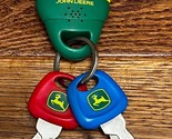 John Deere Toy Key Fob Keychain w/ Keys Set ~ Working Sounds! - £15.40 GBP
