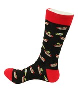 FineFit Man Cave Trouser Socks - One Size, Hot Dogs on Black - €5,91 EUR