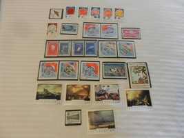 Lot of 28 Romania Stamps Flowers, Astronauts, Cosmonauts, Art &amp; More - £18.77 GBP