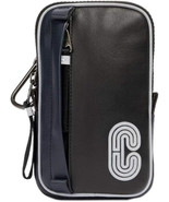 Coach Womens Navy bl Black 3M Silver North South Zip Around Phone Wallet... - $94.11 CAD