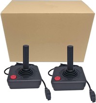 Childmory Controller 2Pcs Black Retro Classic Gamepad Joysticks For Atari 2600 - $43.99