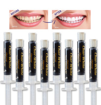 Natural Teeth Whitening Activated Charcoal Gel - Mint Flavor - Fresh Teeth White - £12.15 GBP