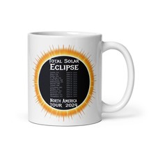 Total Solar Eclipse 2024 Major Cities Path Of Totality Concert Tour Themed Coffe - £13.36 GBP+