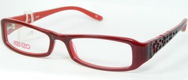 Kenzo KZ2098 C04 Burgundy /RED Eyeglasses Glasses Frame 2098 50-16-135mm France - £61.52 GBP
