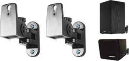 RHSB4 Hidden Wall Mount Swivel Satellite/Bookshelf Speaker Brackets - $76.22