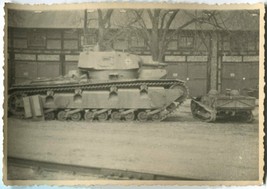 German WWII Photo Wehrmacht Neubaufahrzeug Tank Prototype 02960 - $14.99