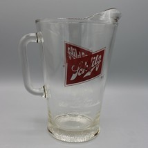 Vintage Schlitz 64oz Beer Pitcher &quot;The Beer that Made Milwaukee Famous&quot; 9&quot; Tall - £19.45 GBP