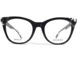 GUESS Gafas Monturas GU2675 001 Negro Gris Transparente Gato Ojo Complet... - $55.73