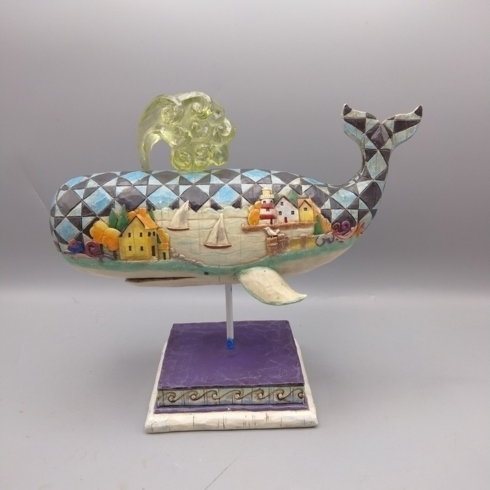 Jim Shore Shorelights 2004 &quot;GOD&#39;S GREATEST CREATURE&quot; Whale Figurine  #11... - $38.60