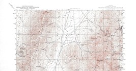 Osgood Mountains Quadrangle, Nevada 1945 Map Vintage USGS 1:62,500 Topographic - $22.89