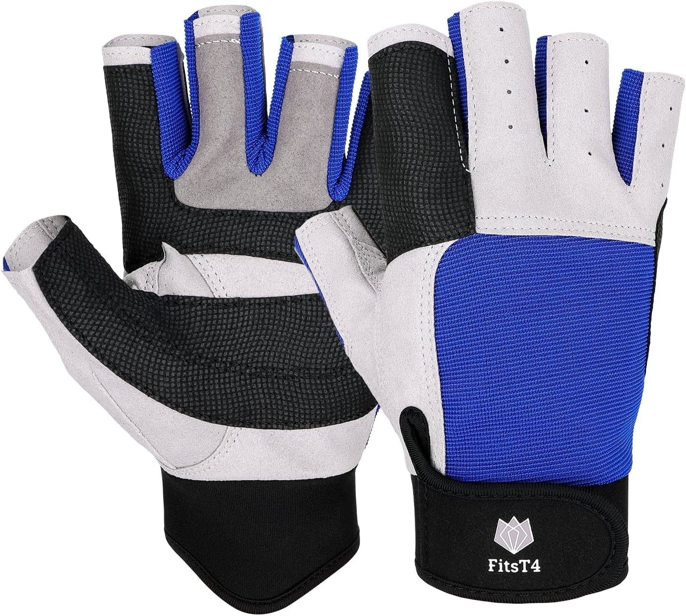 Fitst4 Sailing Gloves 3/4 Finger And Grip Excellent For Sailing, Yachting, - $35.95