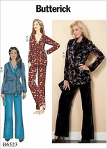 Butterick B6523 A5 Pattern Misses Jacket &amp; Pants  Size 6-14 Uncut - £5.95 GBP