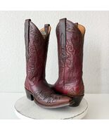 Rod Patrick Womens Cowboy Boots 7 Red Brown Western Cowgirl Mid Calf Poi... - $551.85 CAD