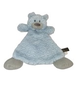 Demdaco Baby Bear Blue Lovey Security Blanket Rattle 2020 13&quot; - $17.32 CAD