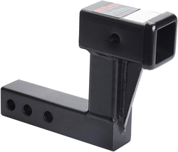 2Inch Trailer Hitch Receiver Extension with 6 Inch Rise/Drop, Solid Shank - $91.24