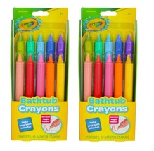 Lot of 2 Crayola Bathtub Crayons - 10 Count Each - £11.93 GBP