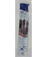 Valley Forge 0083953 American Flag Set 3&#39; By 5&#39; Printed Polycotton - £19.15 GBP