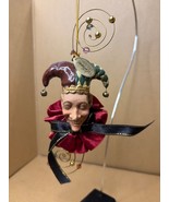 Katherine’s Collection Jester Head w/Ruffle Christmas Ornament Wayne Kleski - $28.71