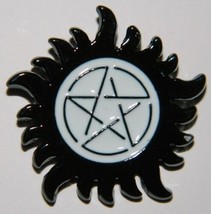 Supernatural TV Series Anti Possession Logo Rigid Metal Enamel Pin NEW U... - £6.03 GBP