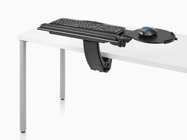 Herman Miller Keyboard and Mouse Support: Adjustable Keyboard/Mouse Tray - $1,652.39 MXN