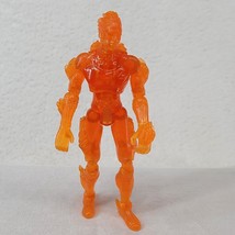 Marvel Human Torch Action Figure Fantastic 4 Blazing Stunt Bike 2006 - $7.38