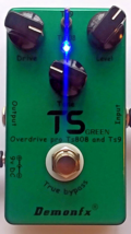DemonFx TS Green Screamer Overdrive Guitar Effect Pedal TS9 TS808 Excell... - $22.76