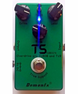 DemonFx TS Green Screamer Overdrive Guitar Effect Pedal TS9 TS808 Excell... - $31.96 CAD