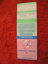 MLB New York Yankees Bronx NY Assorted Ticket Stubs $6.95 Each - £5.41 GBP