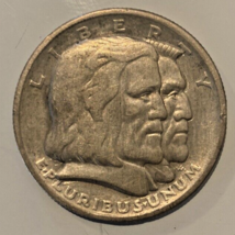 1936 Long Island Tercentenary Commemorative Half Dollar. - £75.21 GBP