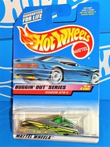 Hot Wheels 1999 Buggin&#39; Out Series #942 Shadow Jet II Gray w/ Black 5SPs STINGER - £1.93 GBP