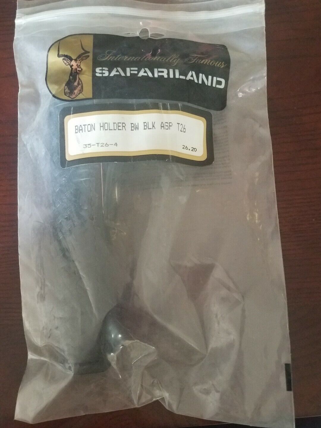 internationally famous safariland Baton Holder BW BLK ASP T26 Hunting-NEW-SHIP24 - $59.28