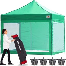 Abccanopy 10X10 Easy Pop Up Gazebo Canopy Tent Instant Outdoor, Forest Green - £180.32 GBP