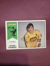 1974 - 75 O-Pee-Chee WHA Hockey #7 Rosaire Paiement Chicago Cougars - £1.57 GBP