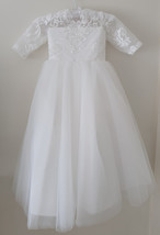 Girls communion dress birthday flower girl wedding party long ankle length Lace  - £78.98 GBP