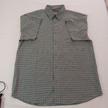 Columbia AM7837 Men's Green/Yellow Plaid Short Sleeve Button-Up Shirt Size XL image 15
