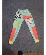 Reasons Pastel Vaporwave Modern/Pop Art Track Pants Mens Size MEDIUM - $19.79