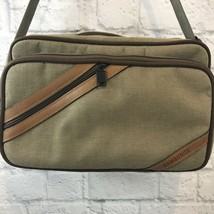 Vintage Samsonite Duffel Sport Gym Bag Wheat Beige Travel Carryon Bag Retro - £18.82 GBP