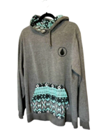 volcrom men&#39;s true to this pullover hoodie heather gray size M - €19,22 EUR