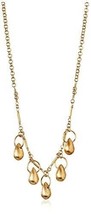 Cristina V. 24K Gold-Plated Five Pendant Necklace - New - $14.99