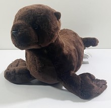 Aurora World Destination Nation Brown Seal Stuffed Animal 15&quot; Plush - $10.88