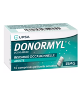 Donormyl Doxylamine 15mg Coated Tablets Pack Of 10 - $34.28 CAD