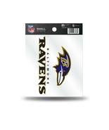 BALTIMORE RAVENS LOGO REUSABLE STATIC CLING DECAL NEW &amp; OFFICIALLY LICENSED - £2.70 GBP