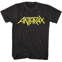 Anthrax Band Logo Men&#39;s T Shirt Thrash Heavy Metal Album Concert Tour Merch - £21.18 GBP+
