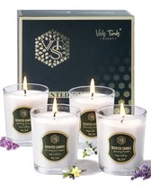 4x Veda Tinda Scent Candles for Home Scented, Candles Gifts Set for Women &amp; Men - £14.71 GBP