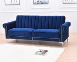 Sofabed Upholstered Velvet Sofa Sleeper Loveseat Convertible Futon Couch... - $741.99