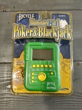 Bicycle Brand Illuminated 2 in 1 Hand Held Poker &amp; Blackjack Game BRAND NEW - $9.50
